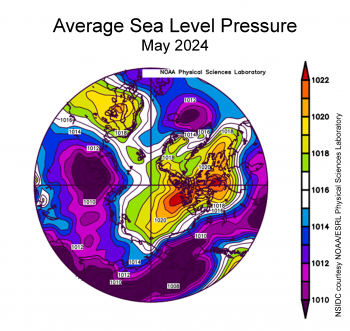 air pressure for arctic may 2024