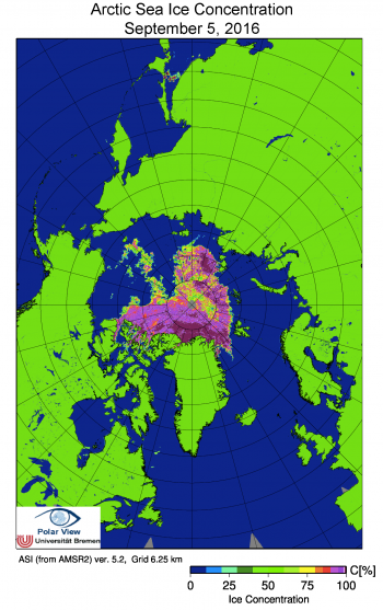 ice concentration map