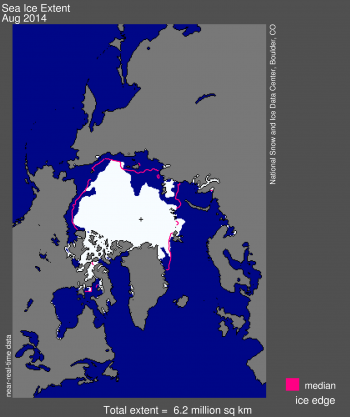 sea ice extent image