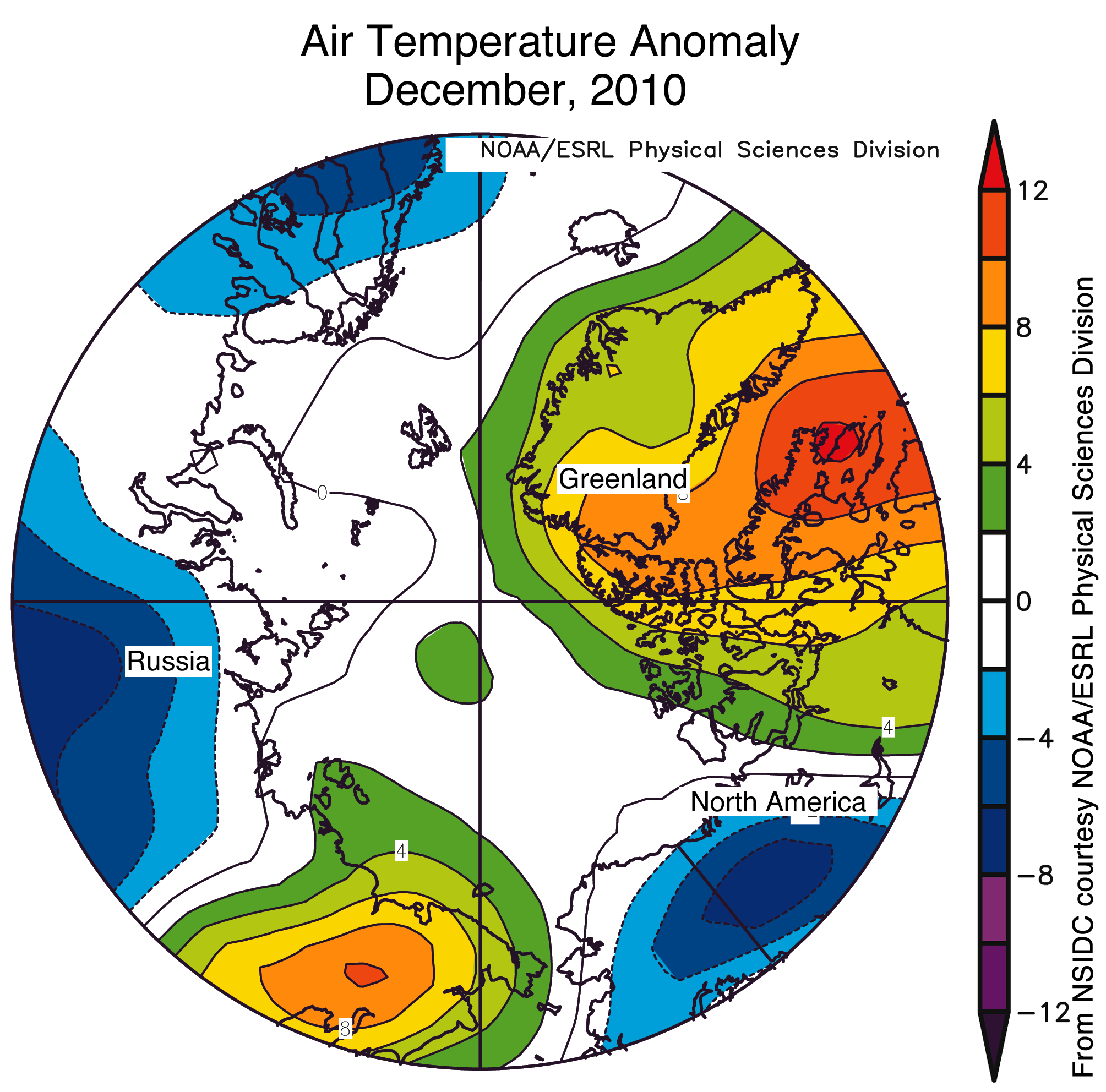 Repeat Of A Negative Arctic Oscillation Leads To Warm Arctic, Low Sea ...