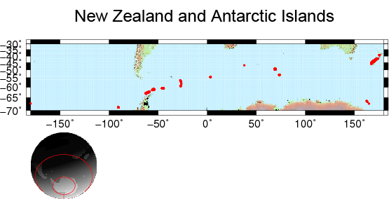 New Zealand and Antarctic Islands