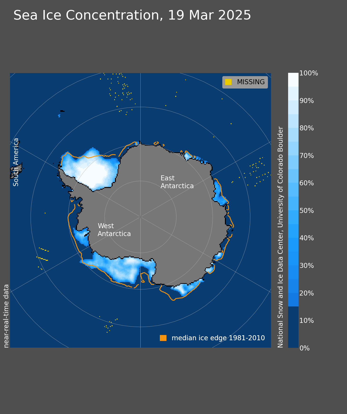 Arctic Sea Ice News and Analysis  Sea ice data updated daily with