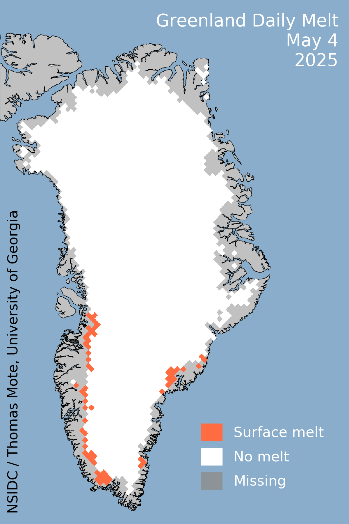 Greenland ice melt