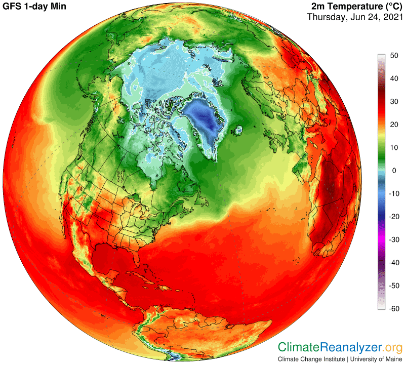 Midnight Sun in Both Polar Regions Proves Spherical Earth –