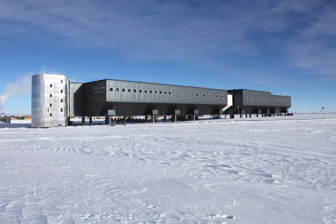 South Pole station in Antarctica
