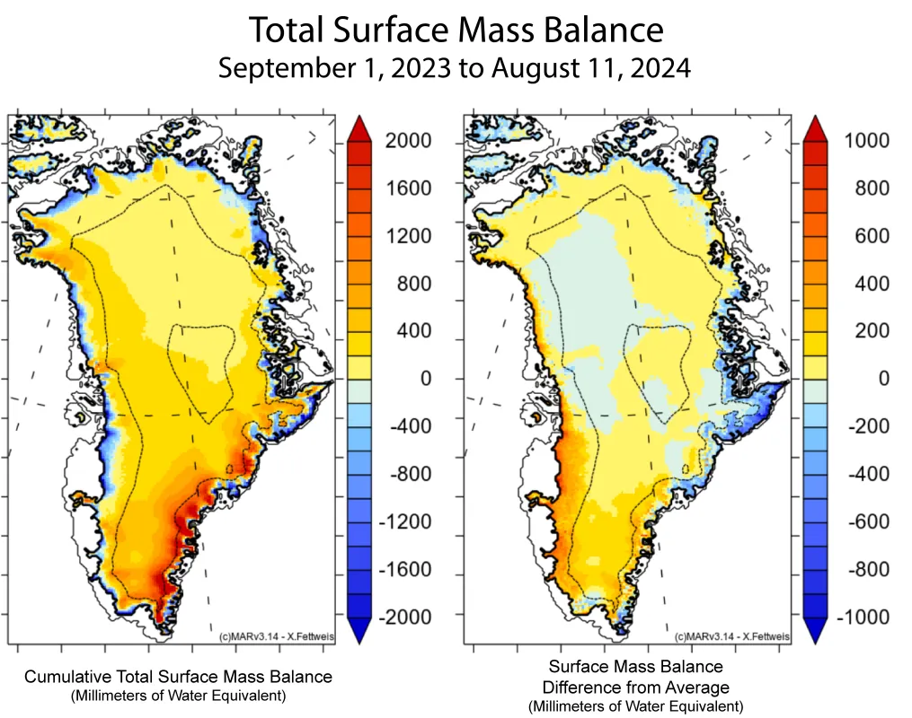 surface mass balance maps