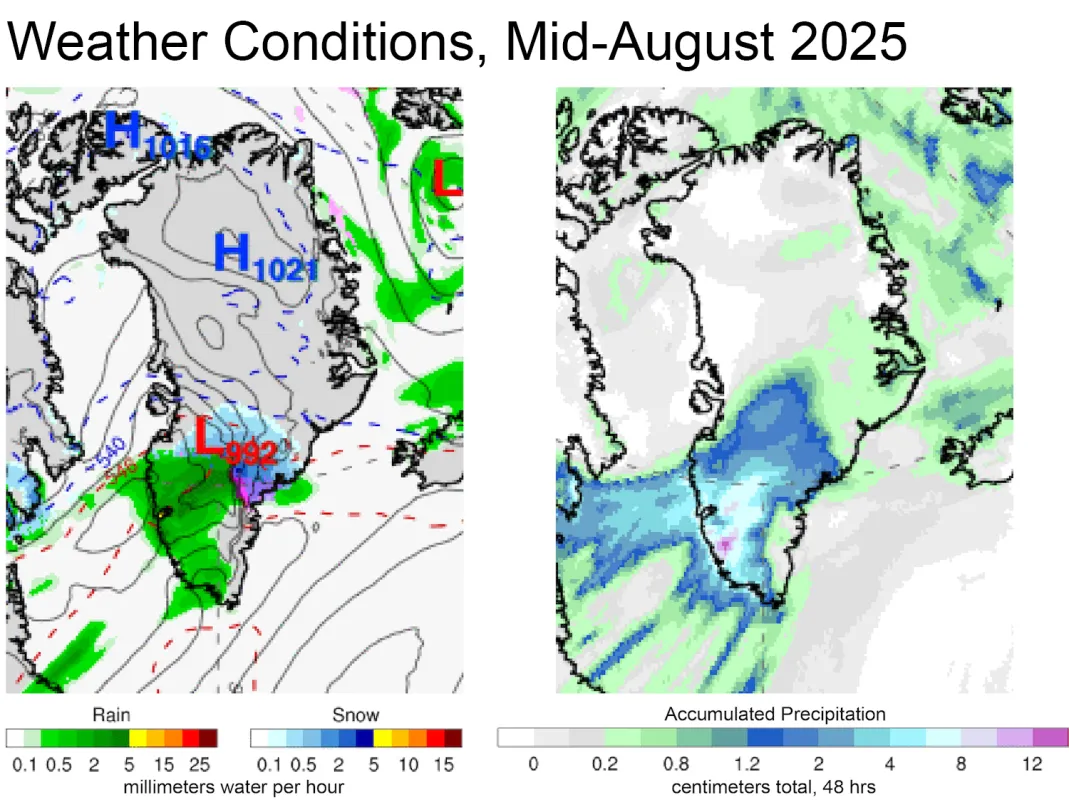 Weather condition maps