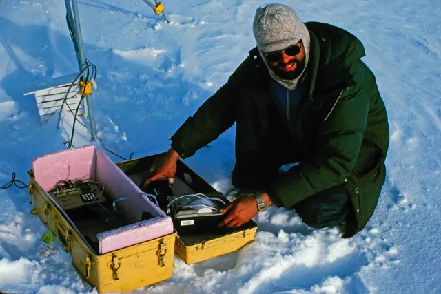 NSIDC director Mark Serreze conducted research on the St. Patrick Bay ice caps as a graduate student at the University of Massachusetts in the early 1980s.