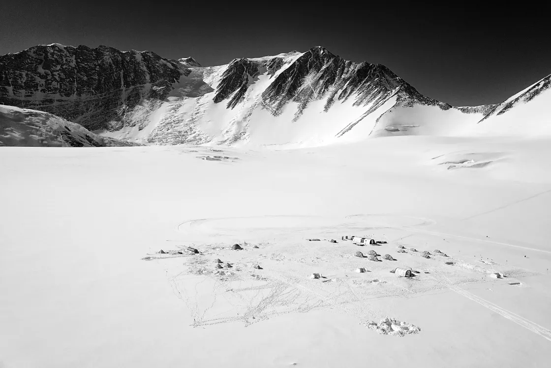 Mount Vinson, highest mountain in Antarctica