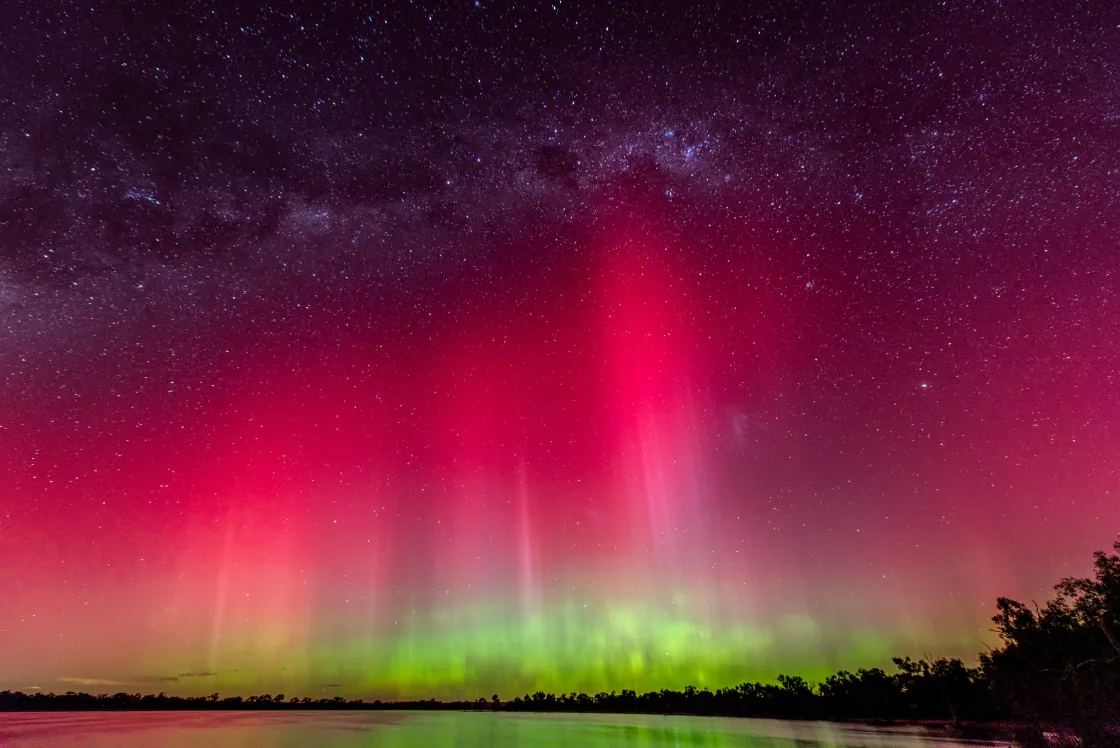 Photo of the Aurora Australis