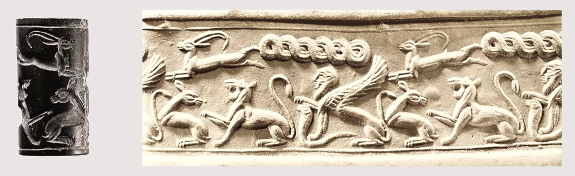 Cylinder seal and impression