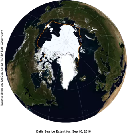 Arctic sea ice concentration