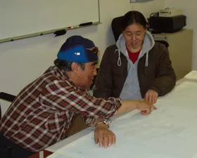 Sanikiluaq hunter Lucassie Takatak discusses sea ice changes he has observed