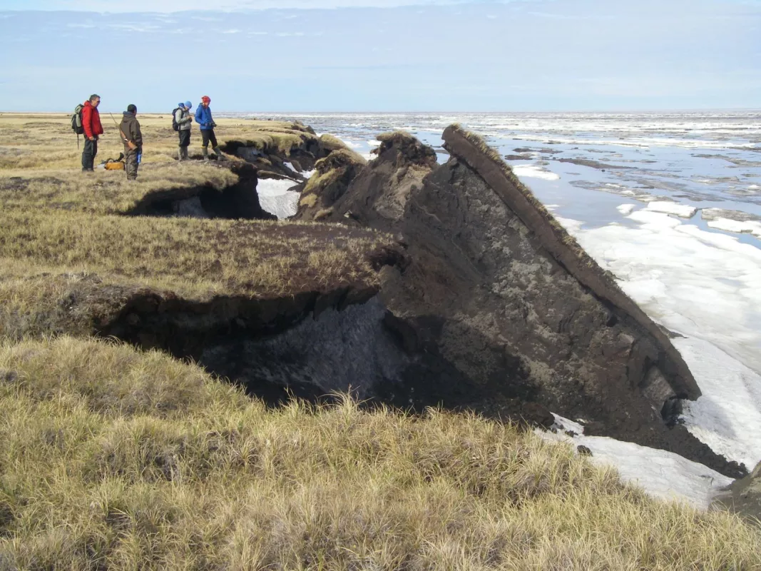 Coastal erosion in Alaska