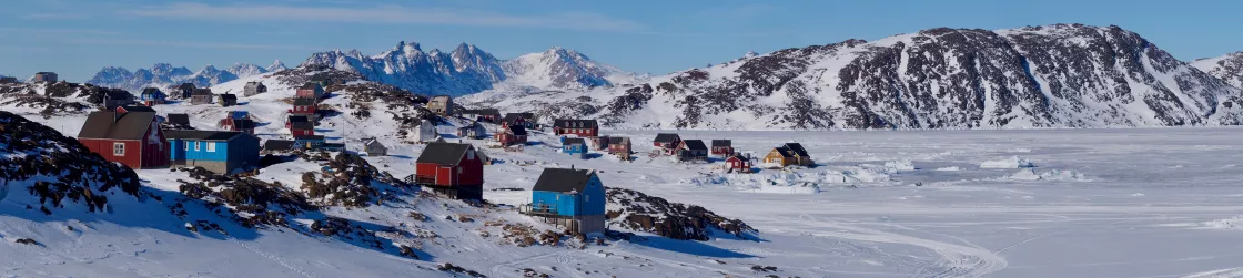 Houses in coastal Greenland