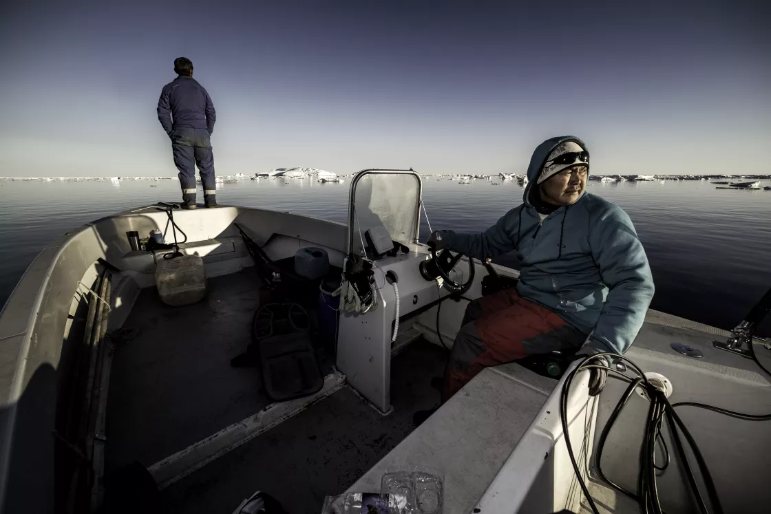 On the eastern side of Northern Greenland, hunters travel out to sea in search of seals. Credit: Visit Greenland-Mads Pihl/flickr