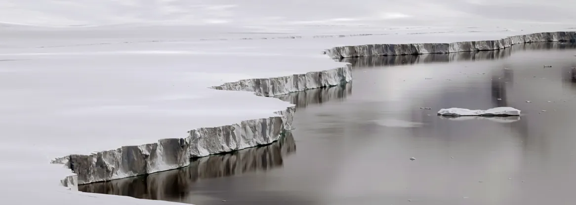Antarctic ice shelf
