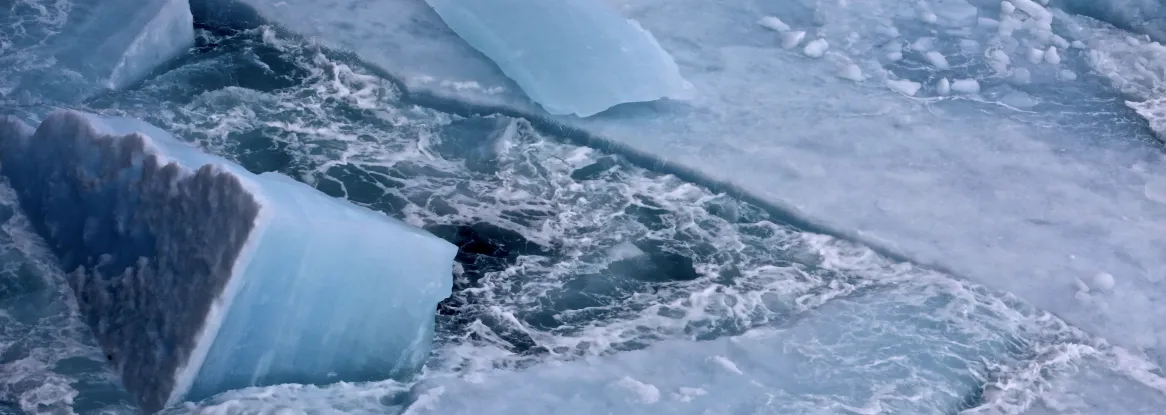 Crunching North Pole Sea Ice