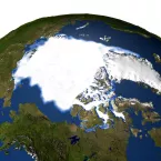 Data image showing Arctic sea ice extent in 1979