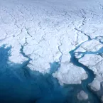 streams and rivers form on top of the Greenland Ice Sheet