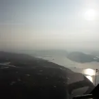 Aerial photo of wildfire smoke Aerial photo of wildfire smoke