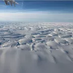 Aerial photo of Thwaites Glacier