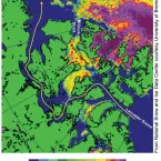 Passive-microwave satellite data showing ice concentration on August 10, 2008. Passive-microwave satellite data showing ice concentration on August 10, 2008.