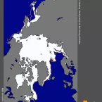 Arctic sea ice extent for February 25, 2015