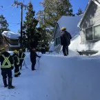 CAL FIRE assisting with snow removal