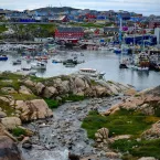 QGreenland aims to serve the needs of researchers, educators, and Greenland residents, like those in the coastal community of Ilulissat. Photo: Twila Moon/NSIDC.
