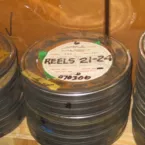 canisters full of photographic film reels