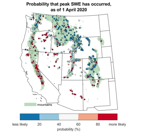 SWE probability map