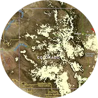 radiative forcing over Colorado