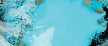 VIIRS satellite imagery of Greenland snow and ice